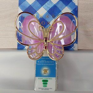 BATH & BODY WORKS 'FLUTTER~BUTTERFLY' WALLFLOWERS SCENT-CONTROL PLUG PINK WINGS
